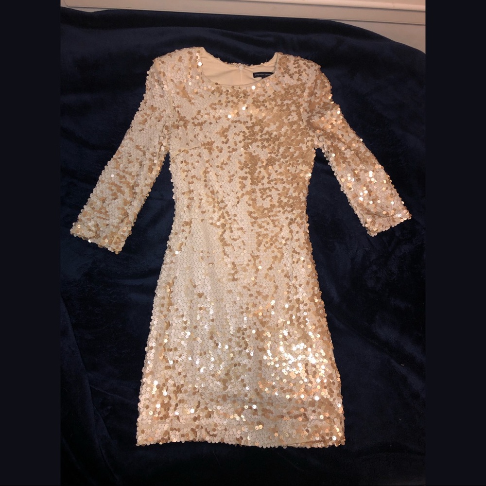 NWT French Connection bodycon sequiny dress